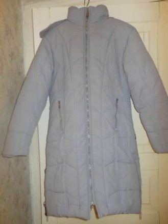 Куртка пуховик серый L (48-50) толстый на синтепоне, подкладка флис (кашемировая. . фото 2