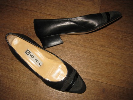 Продадим туфли - НАТУРАЛЬНАЯ КОЖА Vero Cuoio, MADE IN ITALY, 
35,5размер,
на н. . фото 4