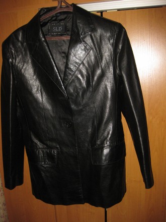 куртка, пиджак, шкіра НАТУРАЛЬНАЯ кожа, SLD (Slim Leisure Design), р38, км0734
. . фото 7
