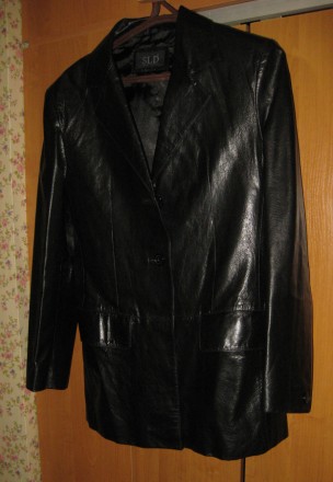 куртка, пиджак, шкіра НАТУРАЛЬНАЯ кожа, SLD (Slim Leisure Design), р38, км0734
. . фото 10