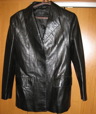 куртка, пиджак, шкіра НАТУРАЛЬНАЯ кожа, SLD (Slim Leisure Design), р38, км0734
. . фото 2