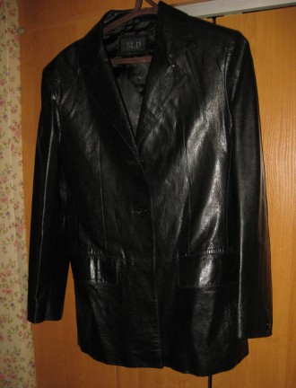 куртка, пиджак, шкіра НАТУРАЛЬНАЯ кожа, SLD (Slim Leisure Design), р38, км0734
. . фото 11