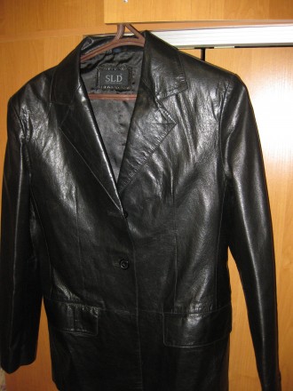 куртка, пиджак, шкіра НАТУРАЛЬНАЯ кожа, SLD (Slim Leisure Design), р38, км0734
. . фото 6