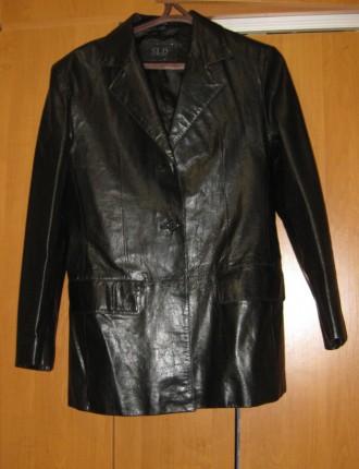 куртка, пиджак, шкіра НАТУРАЛЬНАЯ кожа, SLD (Slim Leisure Design), р38, км0734
. . фото 5