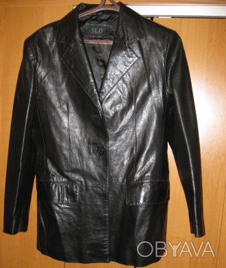 куртка, пиджак, шкіра НАТУРАЛЬНАЯ кожа, SLD (Slim Leisure Design), р38, км0734
. . фото 1