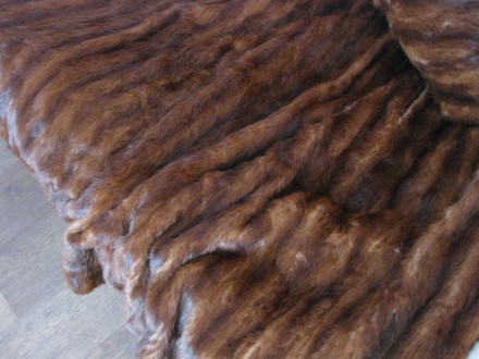 Шуба натуральная, мех норка, коричневая км0714
красивый коричневый цвет
Размер. . фото 9