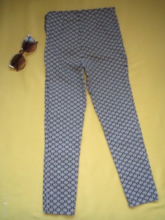 Стрейчевые  удобные  штаны, Y.D, р. 128, Марокко. Состав -75 % коттон, 21 % поли. . фото 4