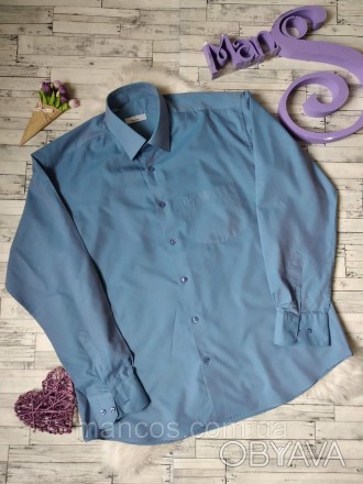 Рубашка мужская Кезman голубая с переливом
в идеальном состоянии
Размер XXL-3XL . . фото 1