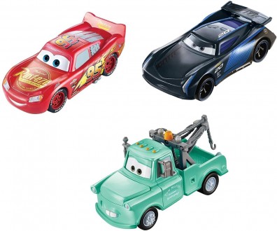 Воссоздайте историю Disney / Pixar's Cars с этим набором из 3-х ключевых героев . . фото 3