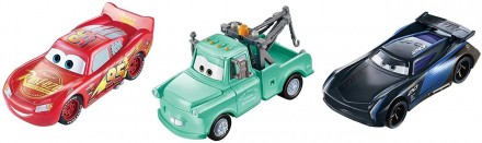 Воссоздайте историю Disney / Pixar's Cars с этим набором из 3-х ключевых героев . . фото 6