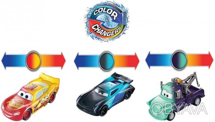 Воссоздайте историю Disney / Pixar's Cars с этим набором из 3-х ключевых героев . . фото 1