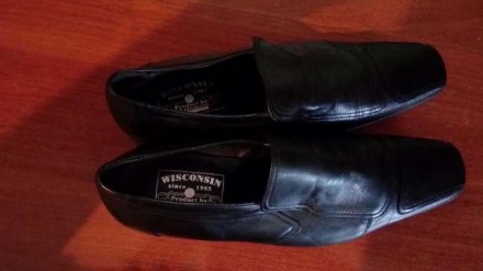 Туфли мужские кожаные WISCONSIN.Реально куплены в Испании.(Не подошел размер).Ра. . фото 3