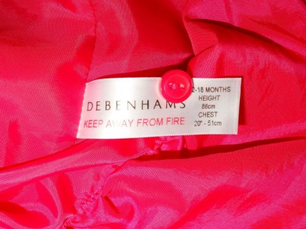 Шикарное яркое розовое платье для вашей маленькой принцессы. 
Bluezoo Debenhams. . фото 10