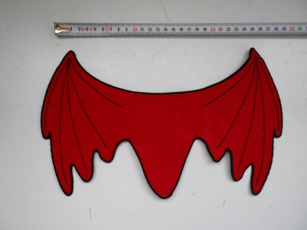 Красные крылья к карнавальному костюму ангела, демона 
George Angel Demon Devil. . фото 2