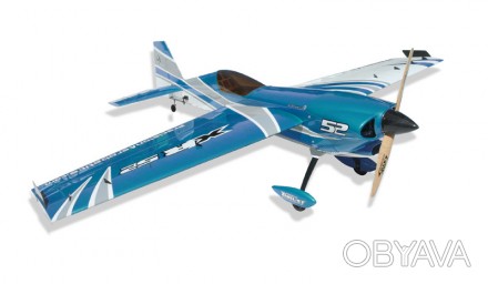 Самолёт радиоуправляемый Precision Aerobatics XR-52 1321мм KIT (синий)В комплект. . фото 1