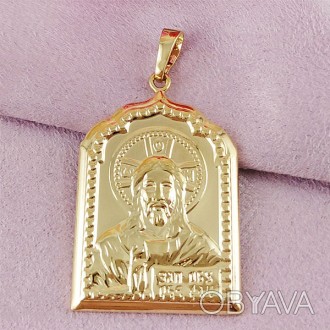 Ладанка Xuping Jewelry Иисус Христос медицинское золото позолота 18К А/В 6-0102
. . фото 1