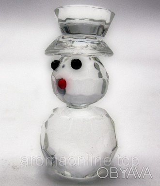 Снеговик хрусталь (6х4х4 см). . фото 1