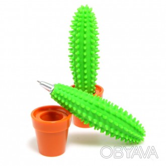 Ручка Кактус сувенирРазмер: 13,5х4х4смЦвет: зеленыйМатериал: пластикПроизводител. . фото 1