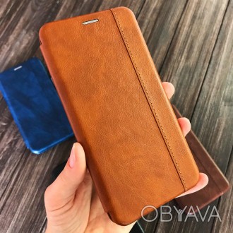 Чехол-книжка Line для Samsung A9 2018 (A920F) коричневая
 
Особенности аксессуар. . фото 1