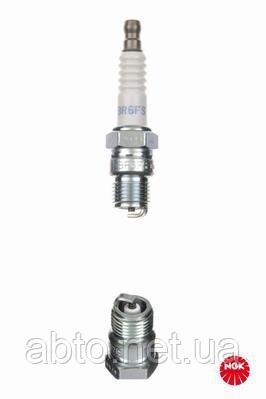 Свеча зажигания никелевая NGK 4323 BR6FS. Днепр. фото 1