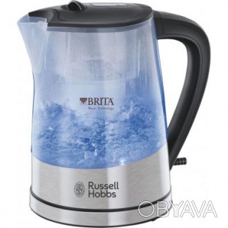 Стильный чайник Purity от Russell Hobbs имеет встроенный фильтр для воды Brita, . . фото 1