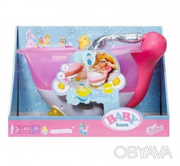 
	В этой ванночке куколке будет так весело купаться, ведь в ней включаются огонь. . фото 1