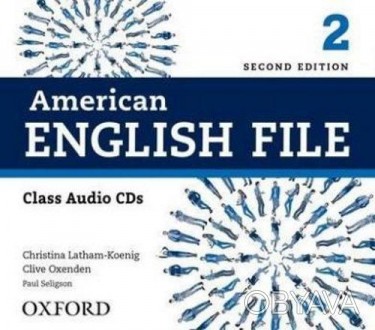 American English File Second Edition 2 Class Audio CDs
Аудіо диски
 Курс America. . фото 1