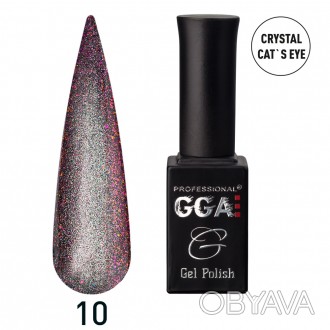 Гель лак Кошачий глаз Crystal Cat's eye GGA Professional №10
Crystal Cat's eye G. . фото 1