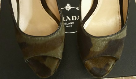 Продам туфли "Prada" ( оригинал, производство Италия), размер 39, верх натуральн. . фото 3