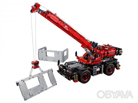 Встречай огромный Подъёмный кран для пересечённой местности (42082) LEGO® Techni. . фото 1