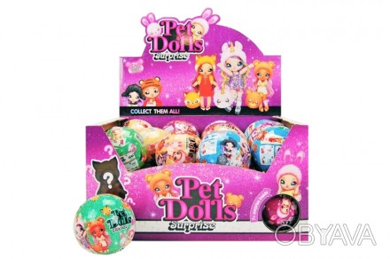
Лялька сюрприз Pet Dolls в кулі, 24шт в блоці LK1091 р.39*10*29,3см Детальніше . . фото 1