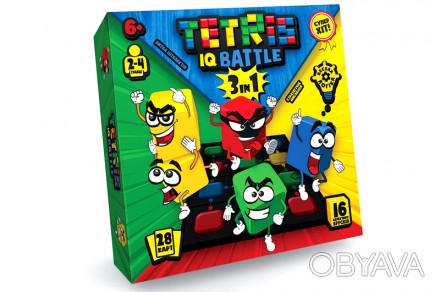 
Розважальна гра Tetris IQ battle 3in1 G-TIB-02U DANKO Детальніше тут: https://b. . фото 1