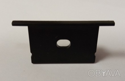 Торцевая заглушка для черного врезного алюминиевого профиля ЛПВ-20АВ
 Технически. . фото 1