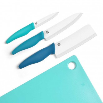 Комплект 3 ножі та дошка Xiaomi Ceramic Knife Cutting Board Set 4-в-1. Київ. фото 1 Комплект 3 ножі та дошка Xiaomi Ceramic Knife Cutting Board Set 4-в-1. Київ. фото 1