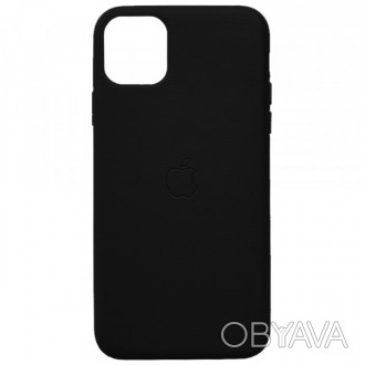 Чехол кожаный для iPhone 11 Leather Case Full накладка бампер
 
 
	Цвет - black
. . фото 1