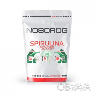 
 
Восполните диету натуральным порошком спирулины Nosorog Spirulina powder, 200. . фото 1