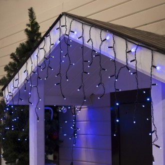 Гирлянда светодиодная уличная Бахрома LedGO, 3 х 0,6 м, 100 LED Premium, черный . Харьков. фото 1 Гирлянда светодиодная уличная Бахрома LedGO, 3 х 0,6 м, 100 LED Premium, черный . Харьков. фото 1