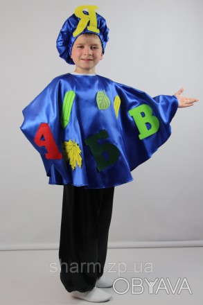 Детский карнавальный костюм для мальчика "БУКВАРЬ"
Основная ткань: атлас;
Наполн. . фото 1