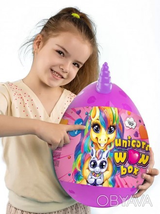 Набор яйцо сюрприз Единорог Unicorn WOW Box, креативное творчество
UWB-01-01U DA. . фото 1