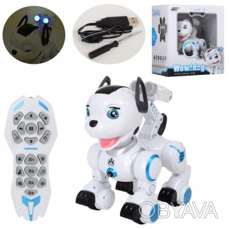 Собака-робот Wow Dog K10 с лазарем на аккумуляторе 
 
Интерактивная собака-робот. . фото 1