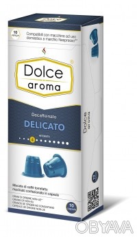 Кофе в капсулах Dolce Aroma Delicato 4 (10 шт.) - благодаря специальной обработк. . фото 1