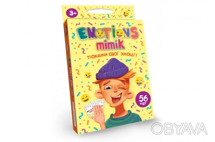 
Карткова гра Emotions Mimik EM-01-01U DANKO Детальніше тут: https://babytoys.if. . фото 1