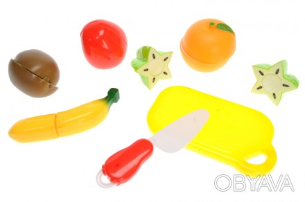 
Набір фруктів і овочів на липучках в кульку JF000-6A р.26*18,5*6см Детальніше т. . фото 1