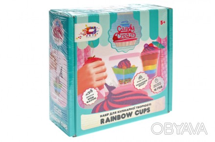 
Набір для творчості ТМ Candy Cream Rainbow cups/75001 Детальніше тут: https://b. . фото 1
