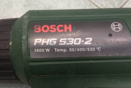Продам по частям б/у технический фен (термовоздуходувка) Bosch PHG 530-2 1600W.
. . фото 2