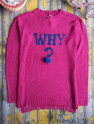 Вязаный свитер для девочки ростом 152 см (12 лет), от итальянской торговой марки. . фото 1