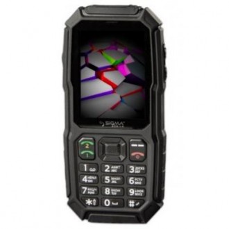 Мобильный телефон Sigma X-treme ST68, Черный, Черно-желтый
 Защищенный телефон . . фото 2