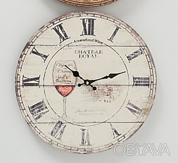 Настенные часы Бокал.
Материал изготовления МДФ
Цвет серый
Размер d34см.. . фото 1