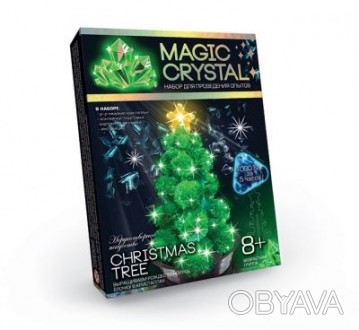 Набор для проведения опытов "MAGIC CRYSTAL" Рождественская ёлочка. Выращивание к. . фото 1