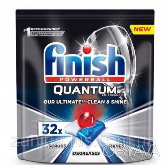  Finish Quantum ultimate – это удобные таблетки для посудомоечной машины, которы. . фото 1